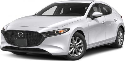 Front grille and headlights of a modern hatchback car