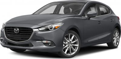 Front angle of a hatchback with LED headlights and alloy wheels