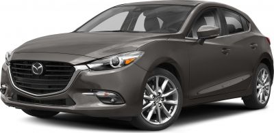 Front grille, headlight, and alloy wheel of a hatchback
