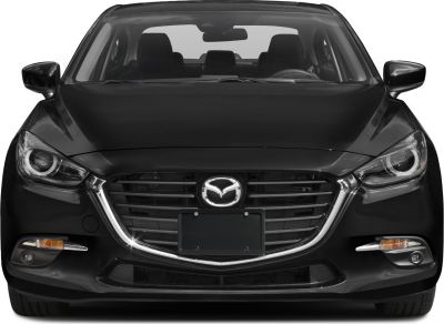 Front view with signature grille, illuminated headlights, and chrome accents.