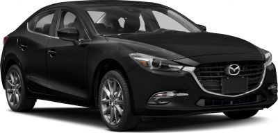Front grille and sleek headlights with alloy wheels on a sedan