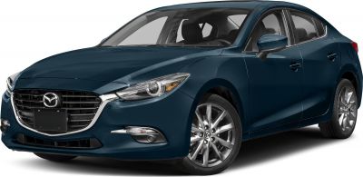 2017 Mazda 3 III Sedan (BM, facelift 2017) 3/4 front-left view