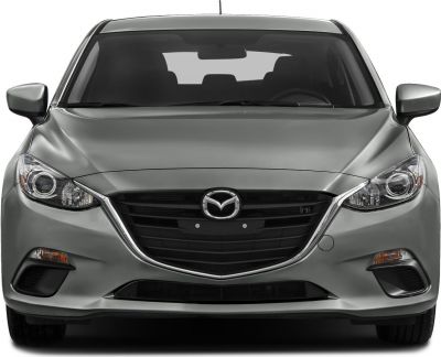 Close-up of front grille and headlights