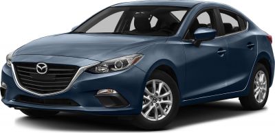Front-side view of sedan with sleek headlights and alloy wheels