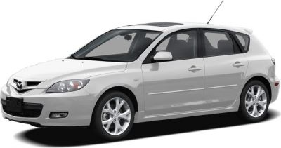 Side-front view of 2006 hatchback with alloy wheels