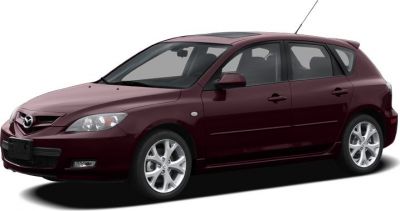 Front side view of a five-door hatchback with alloy wheels