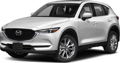 Front and side angle showing grille and alloy wheels