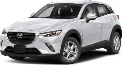 Front grille and LED headlights of a 2018 facelift compact SUV