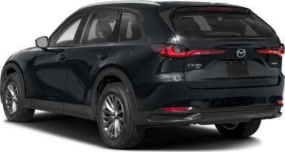 Rear side view of a sleek AWD SUV with modern taillights