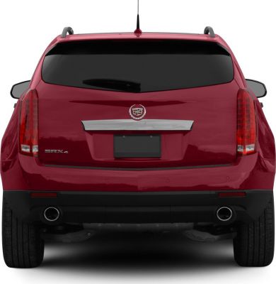 Rear view with dual exhaust and vertical tail lights