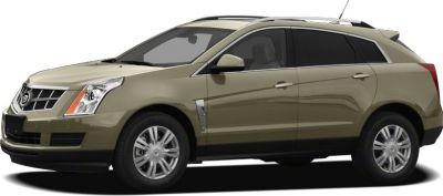 Side profile of a metallic beige luxury SUV