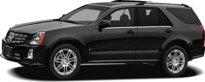 Side profile of black luxury SUV with alloy wheels and tinted windows