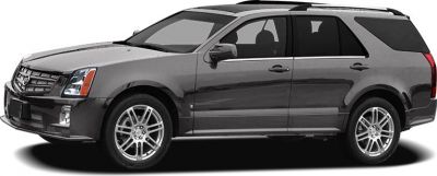 SUV side profile with alloy wheels and angular roofline