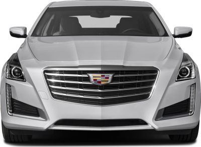 Front grille with chrome details and LED headlights