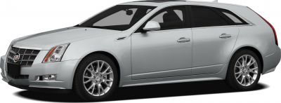 Front-end and side profile of a sleek sport wagon with angular styling and alloy wheels