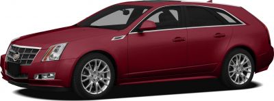 Side profile of a sleek luxury sport wagon with premium alloy wheels.