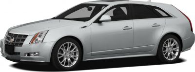 Silver sport wagon side profile with alloy wheels and angular design