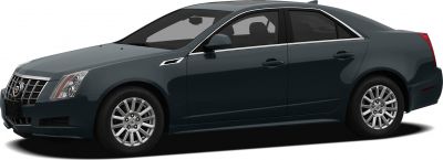 Side profile of a sedan with chrome trim and alloy wheels