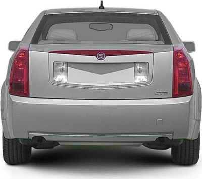 Distinctive rear view with tall vertical tail lights and clean trunk design