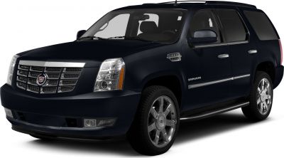 Front-side view of luxury SUV showing chrome grille and alloy wheels