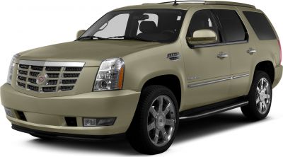 Front side view of luxury SUV with prominent grille and headlights