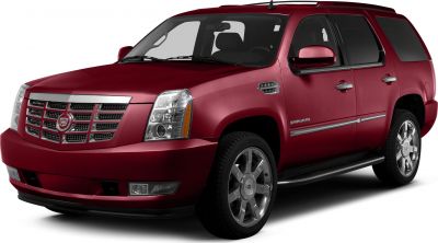 Front side view of luxury SUV with prominent grille and alloy wheels