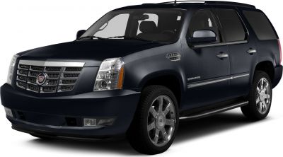 Full-size SUV with chrome grille and polished alloy wheels