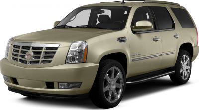Full-size luxury SUV, chrome grille, alloy wheels, running boards