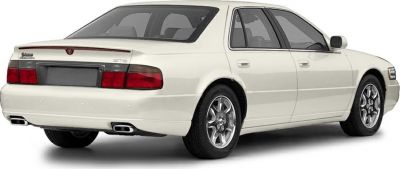 Rear and side view of a luxury sedan with dual exhaust and distinctive tail lights