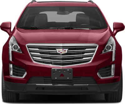 Prominent chrome grille and vertical LED headlights