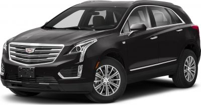 SUV front side with LED headlights and chrome grille