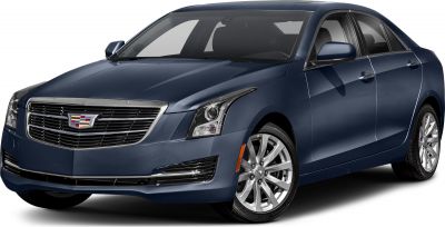 Front three-quarter view of a luxury sedan with sharp headlights and prominent grille.