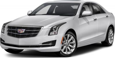 Front view of sedan with distinctive grille, sharp headlights, and alloy wheels