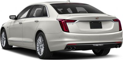 Rear view with vertical taillights and quad exhaust tips