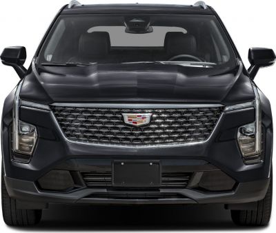 Front grille and headlight design of a modern SUV