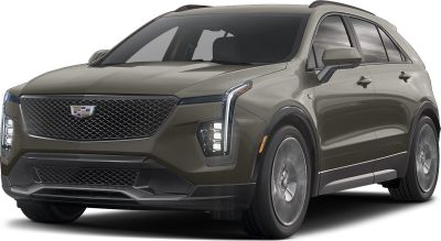 Compact luxury SUV front with distinctive grille and LED headlights