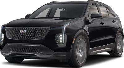 Front view with bold grille and vertical LED headlights