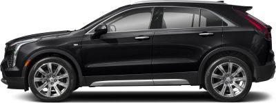 Side profile of an SUV with alloy wheels and smooth body lines
