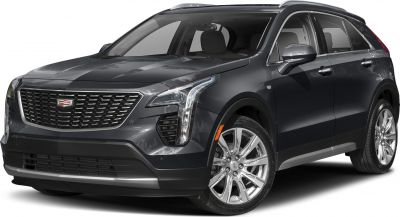 Black SUV with chrome grille and LED headlights