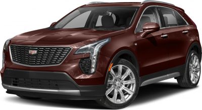 Front grille and LED headlights of a modern SUV