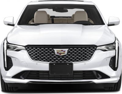 Front grille with Cadillac emblem and sleek LED headlights