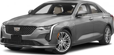 Sleek modern sedan with distinctive front grille and vertical LED headlights