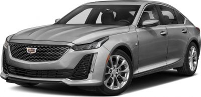 Front grille, sharp headlights, sleek side profile