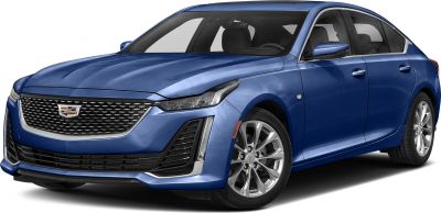 Front three-quarter view with signature grille and LED headlights