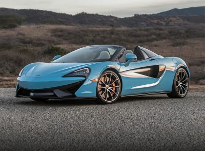 2017 McLaren 570S Spider 3/4 front-left view