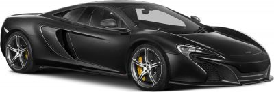 Aerodynamic side air intakes and alloy wheels with yellow brake calipers on a sleek sports coupe.