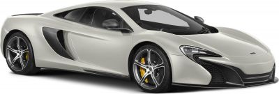 Mid-engine sports coupe with carbon fiber vents and alloy wheels