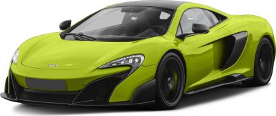 Sporty green mid-engine coupe with aerodynamic body and black wheels