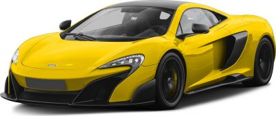 Yellow sports coupe with aerodynamic design and carbon fiber elements