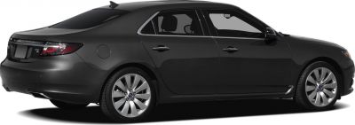 Rear and side profile with alloy wheels and smooth body lines